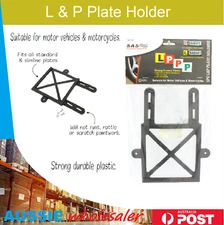 L & P Plate Holder Car Frame Holder Screw Mount Motorcycle 