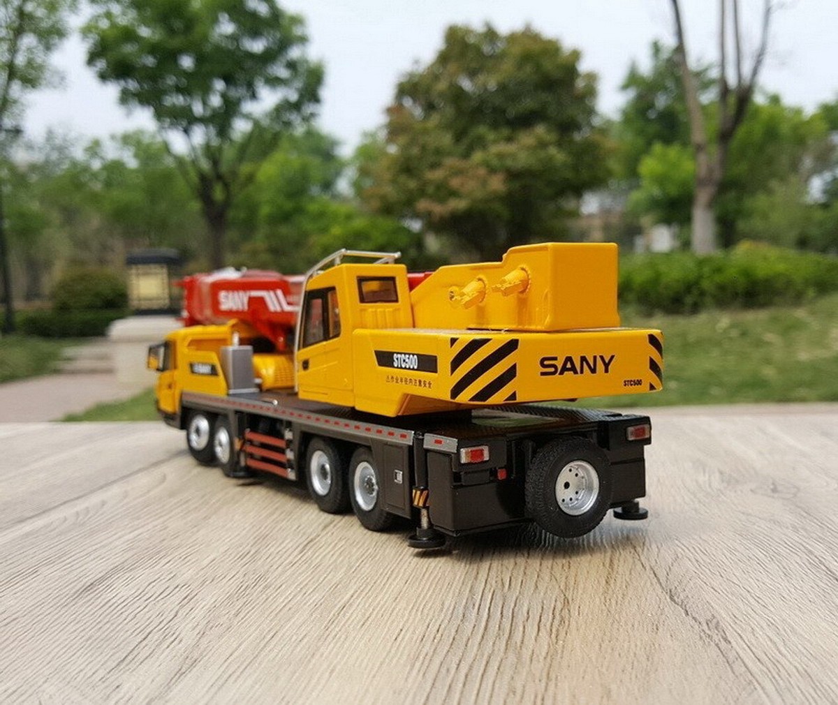 1/43 Scale Sany Stc500 Truck Crane Construction Machinery 1/43 Scale Sany Stc500 Truck Crane Construction Machinery