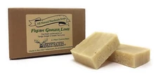 YANKEETRADERS Fresh Ginger Lime Soap - Natural, Vegan, Homemade  / 2, 4 oz bars