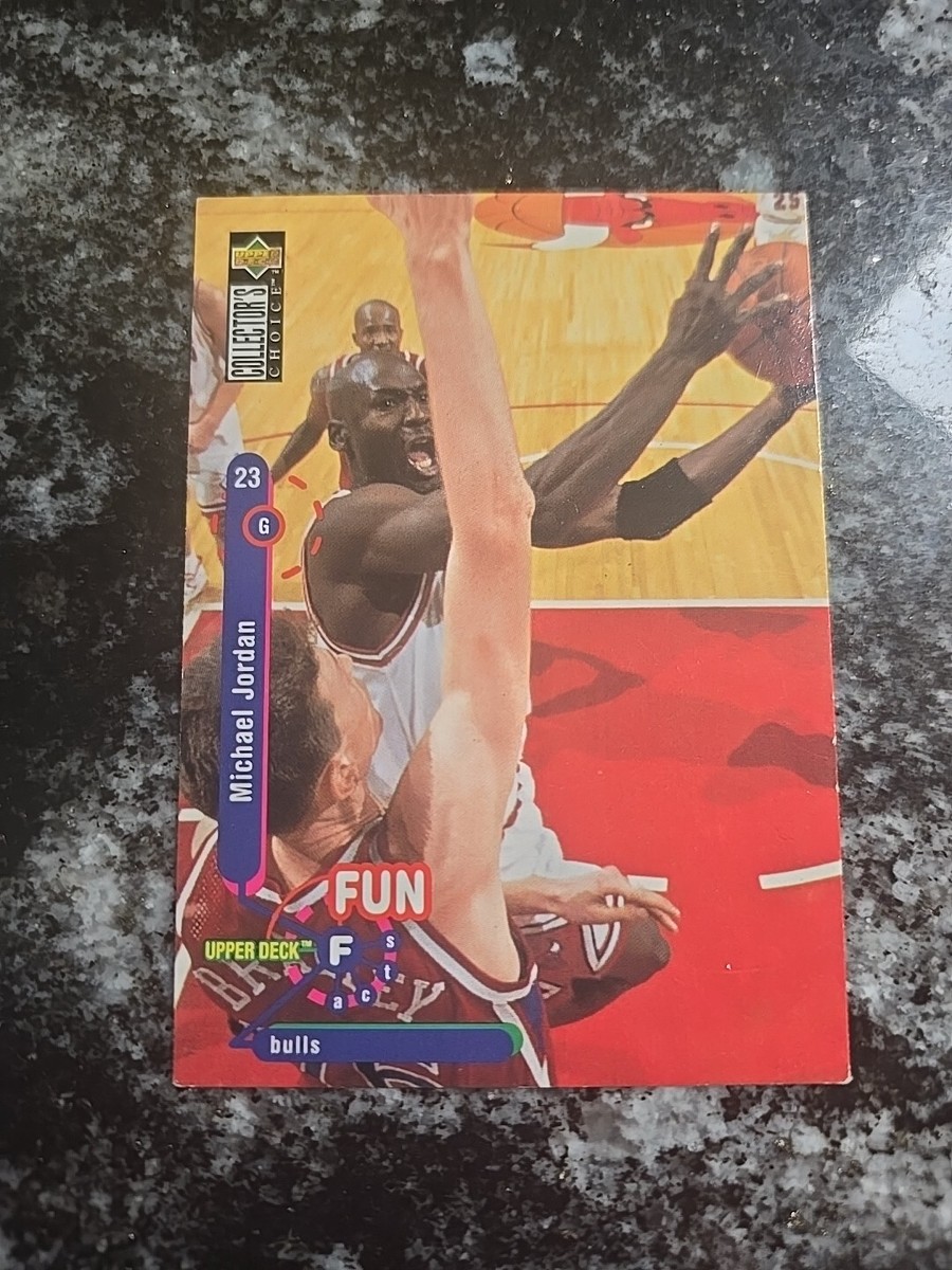 マイケル・ジョーダン　1995年限定　UperDeck社 1995 UpperDeck Collectors Choice Michael Jordan Fun #169 Over
