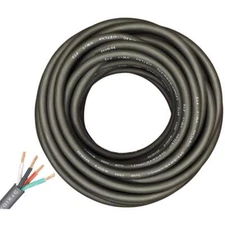 75 ft. 16/4 16-Gauge 4 Conductor 300-Volt Black SJOOW Cable Cord