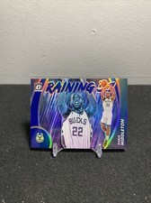 2020-21 Donruss Optic Khris Middleton Raining 3s Blue Prizm #41/49 Bucks