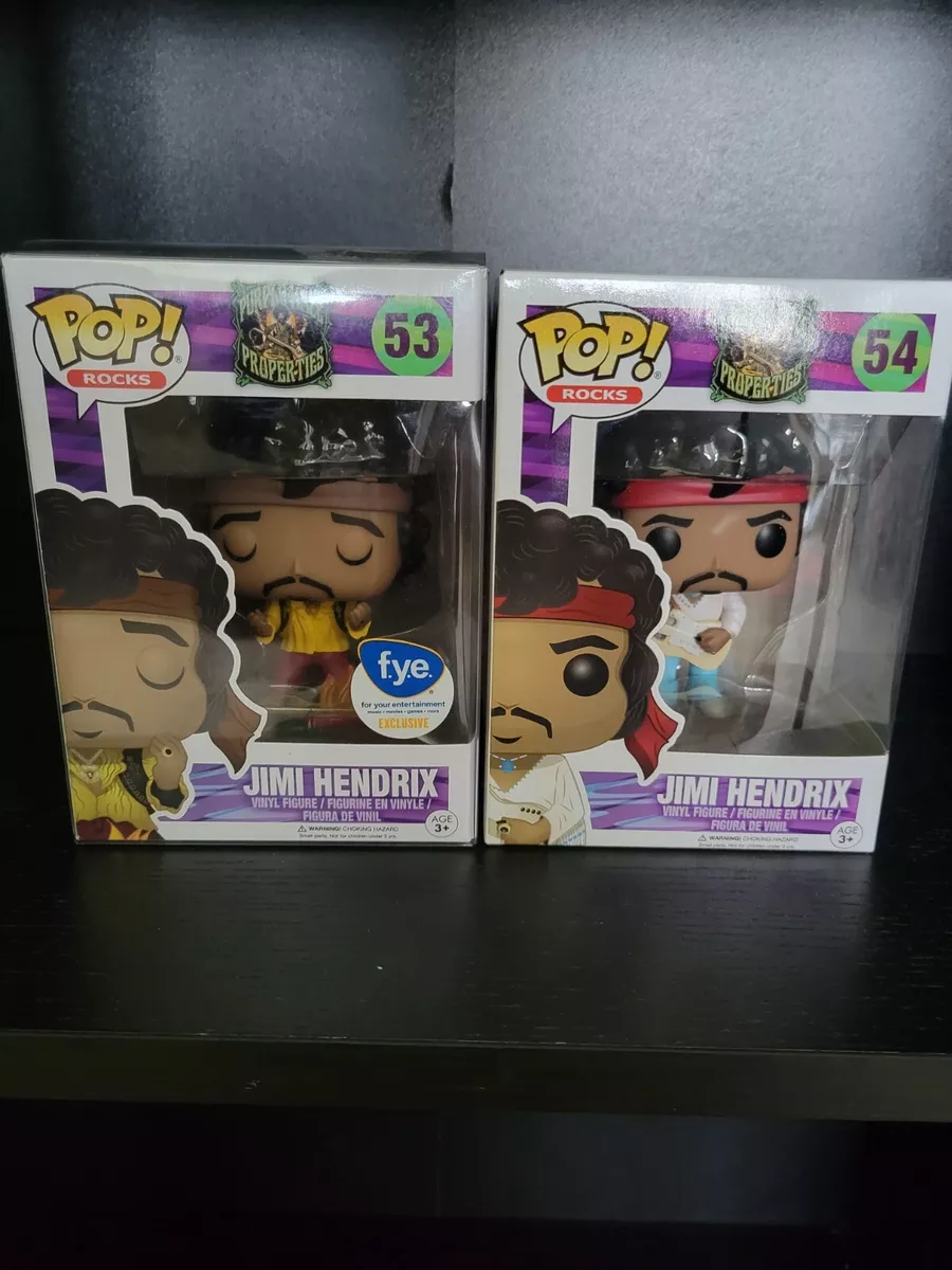 Jimi Hendrix Funko Pop Figure Rocks 53 and 54 Set of 2 FYE Exclusive Woodstock