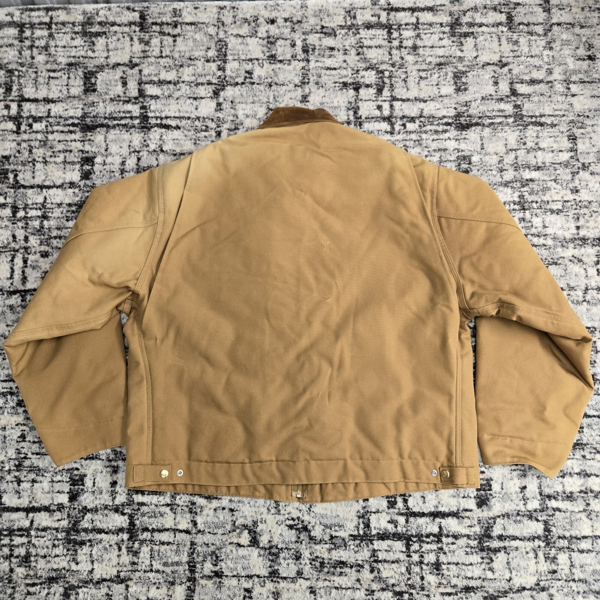 Vtg 90s Carhartt Detroit Jacket NWT 6QLJT 54 Tall Brown Duck Vtg 90s Carhartt Detroit Jacket NWT 6QLJT 54 Tall Brown Duck