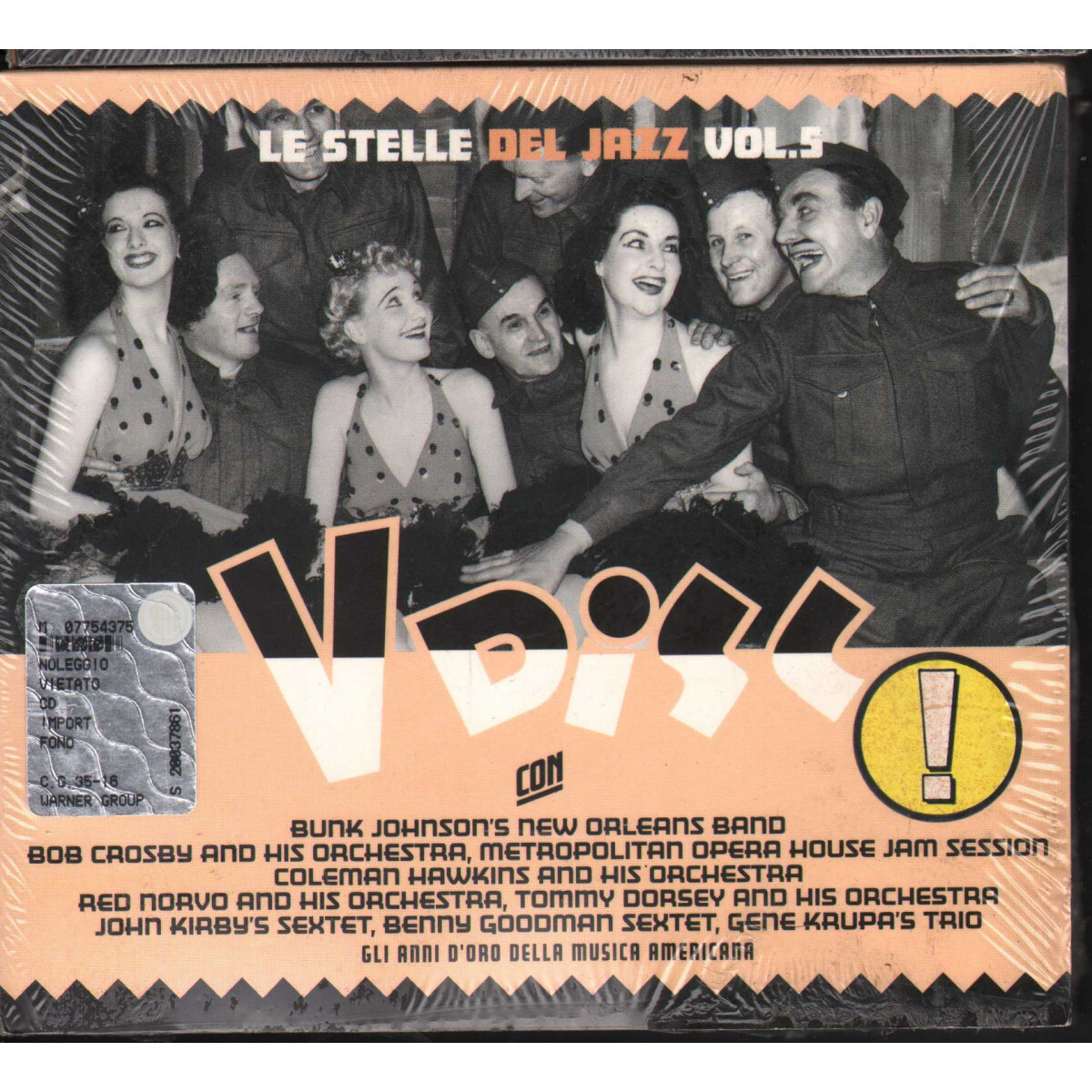 AAVV ‎CD Le Stelle del Jazz Vol 5 V Disc / Warner Fonit 857380738