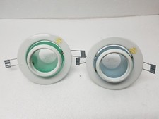 FARETTO DA INCASSO PER LAMPADE ALOGENE/LED METALLO VETRO VARI COLORI