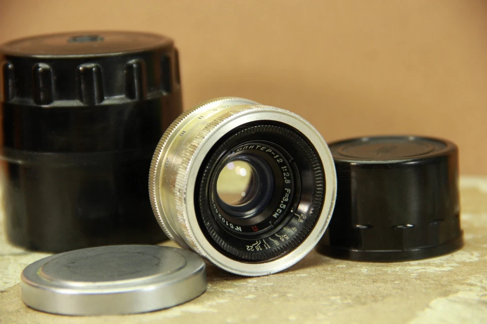 JUPITER 12 35mm f 2.8 for Leica, Soviet Lens Wide Angle Lens M39 mount LTM - Image 3 of 4