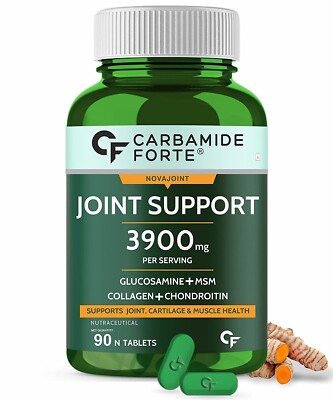 Carbamide Forte Joint Support Supplement with Glucosamine & Vitamins 90 capsuel