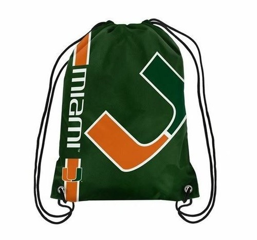 MIAMI HURRICANES BIG LOGO DRAWSTRING 