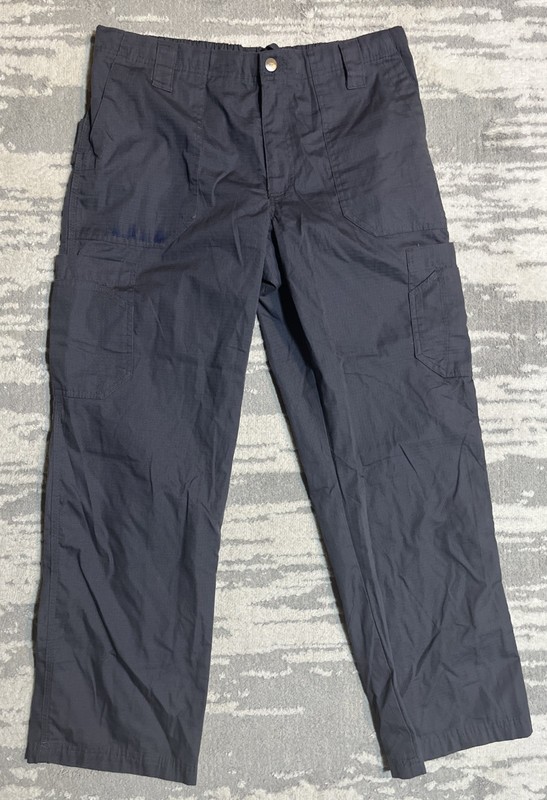 Carhartt Force Scrub Pants Gray Cargo Medical Regular Medium 35/30 Stained Pocke