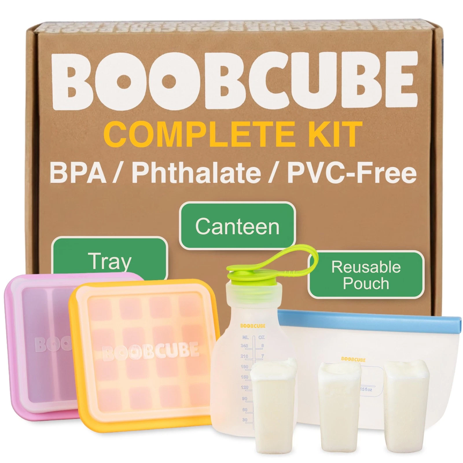 Breastmilk Storage Reusable Freezer Trays with Lid | Baby Food Cube 4pcs Comp...
Opens in a new wind