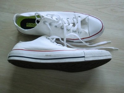 Converse Chuck Taylor All Star Classic Low Weiß, gut erhalten. Größe 46,5