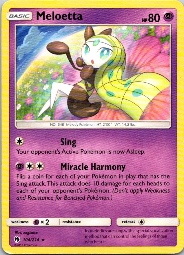 MELOETTA 104/214 R LOST THUNDER
