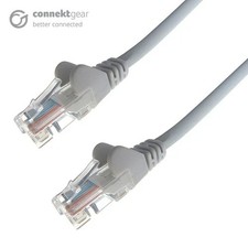 Connekt Gear 2m RJ45 Cat5e UTP Stranded Snagless network cable - GREY 