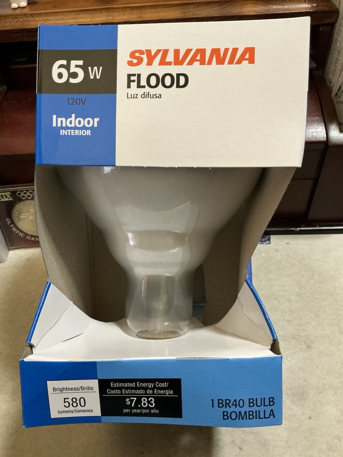 Sylvania Indoor Interior Flood Light Bulb BR40 580 Lumens