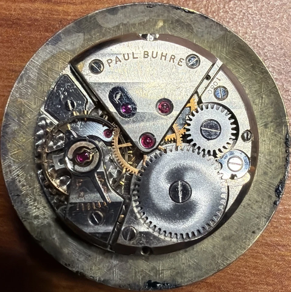 复古 Paul Buhre 1080 手动上发条腕表机芯 — 第 4/4 张图片