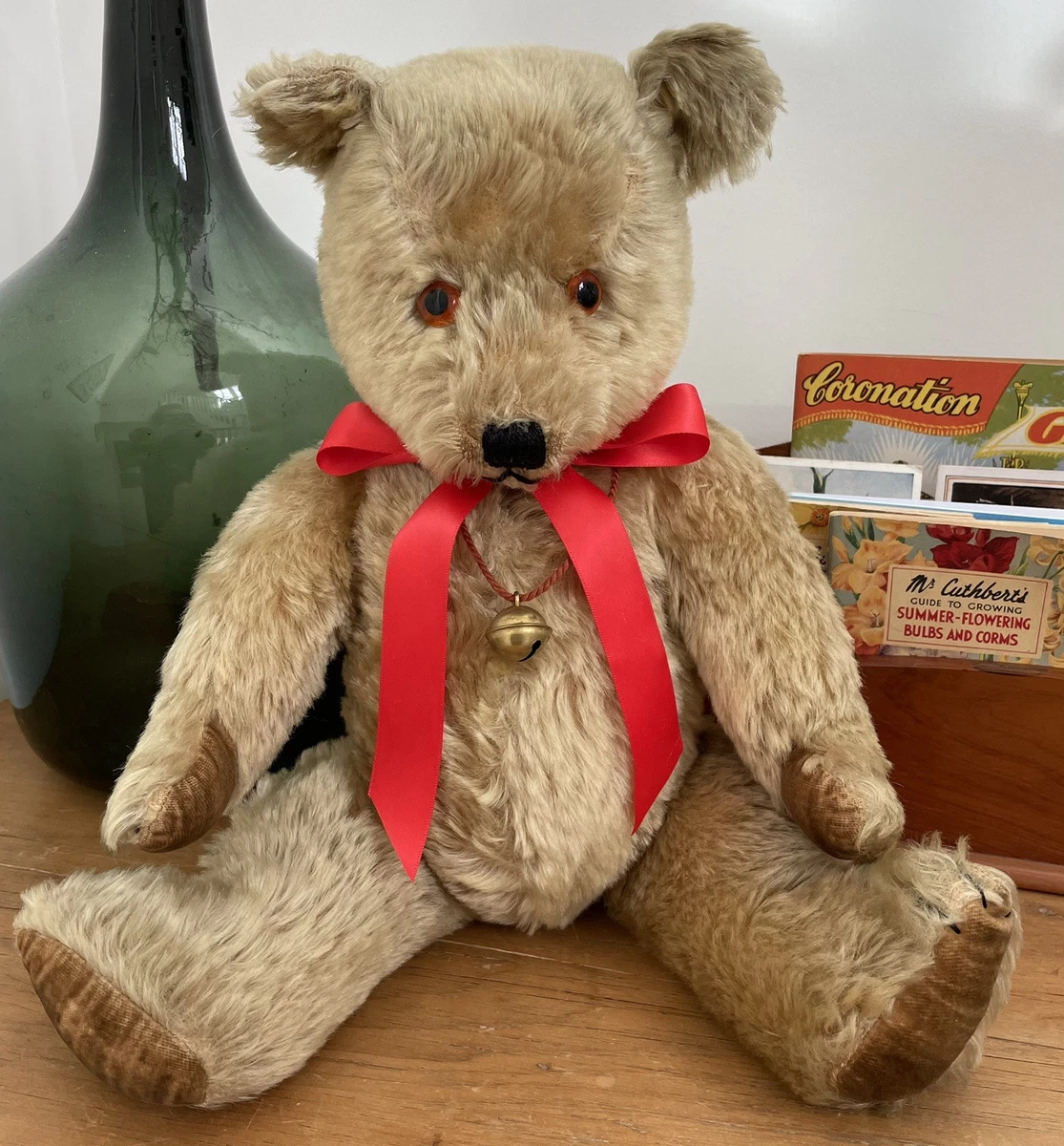 Ours En Peluche Ancien Pintel – 1940/50, 55 Cm, Collection, état D'origine