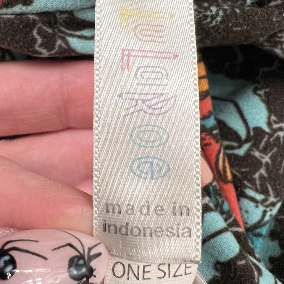 LuLaRoe OS One Size Leggings THREE PACK, Floral - Image 4 of 4