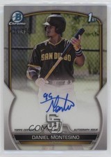2023 Bowman Chrome Prospect Refractor 434/499 Daniel Montesino #CPA-DM Auto 0za0