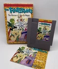 The Flintstones The Rescue of Dino & Hoppy NES Game, Case & Manual 1991 Nintendo
