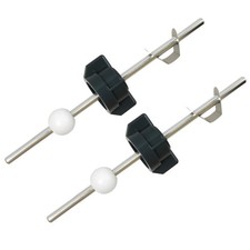 2 Pack Bathroom Sink Pop Up Center Piece Assembly with Pivot Ball Rod, Compatibl