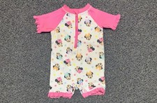 Disney Baby Minnie Mouse Romper Swimsuit Girls 3/6 Month