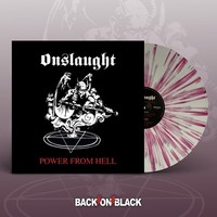 Onslaught 'Power From Hell' Lp WeißEs Rotes Splatter-Vinyl - Neu & Versiegelt