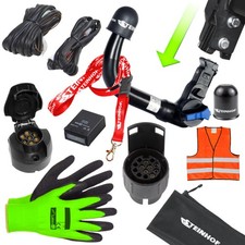 Anhängerkupplung abnehmbar für Dacia Duster 2 II 2WD/4WD (auch LPG)+ESatz 7pol