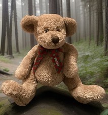 Fossil Snowflake, Plush Christmas Teddy Bear 12  