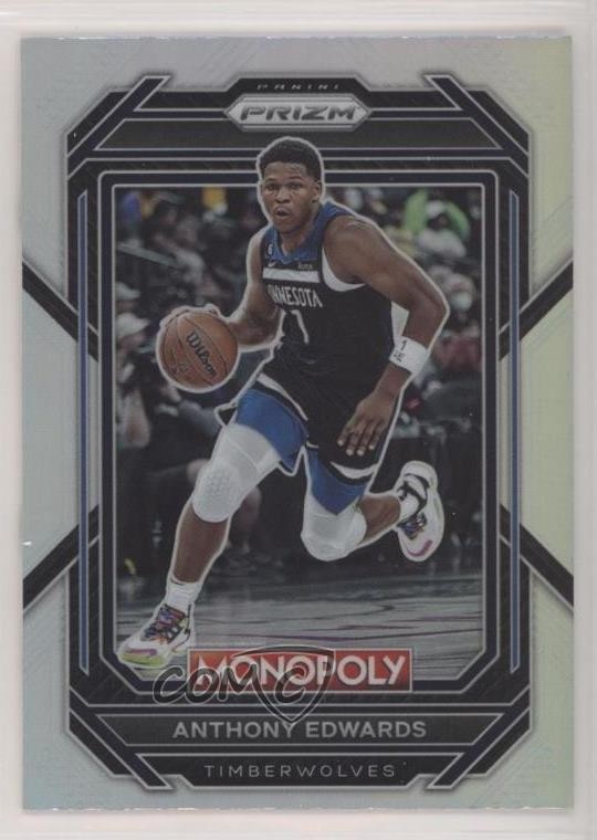 2022-23 Panini Prizm Monopoly Silver Prizm Anthony Edwards #53 0ad