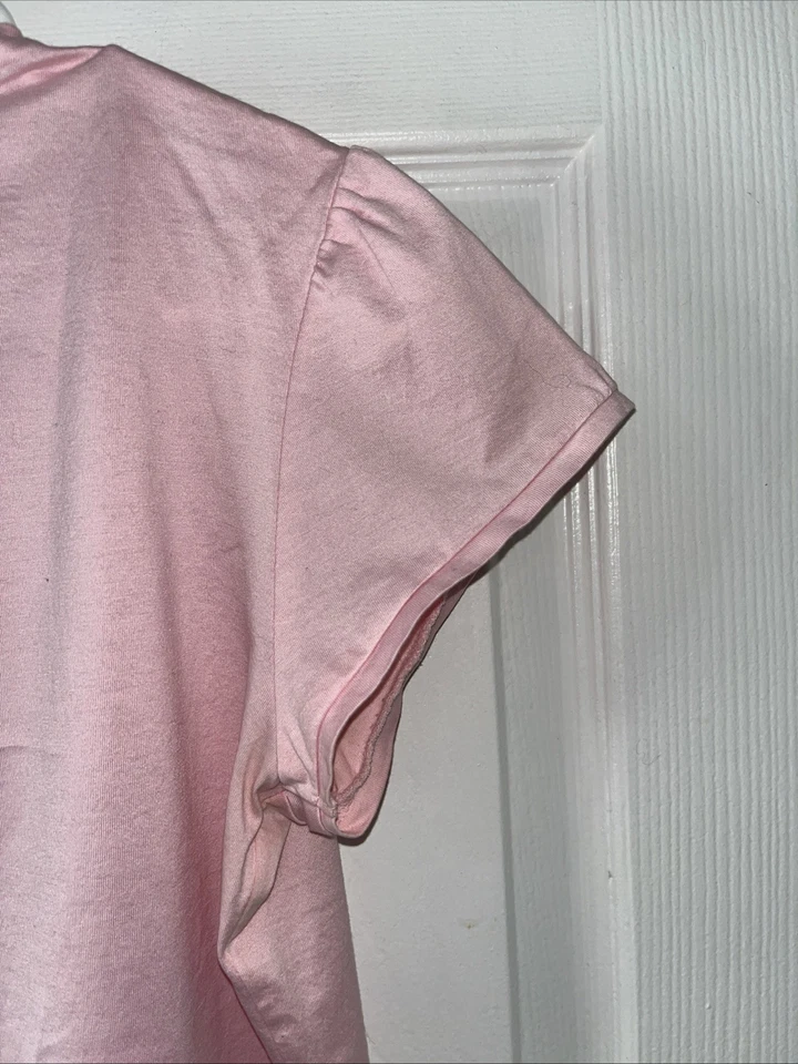 Женская спортивная футболка Ralph Lauren розовая с коротким рукавом размер L - Изображение 4 из 4