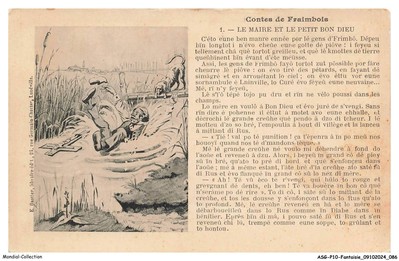 ASGP10-0595-FANTAISIE - CONTES DE FRAIMBOIS - LE MAIRE ET LE PETIT BON DIEU