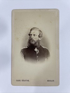Civil War Carte De Visite CDV Friedrich III Wilhelm Kaiser Of Prussia