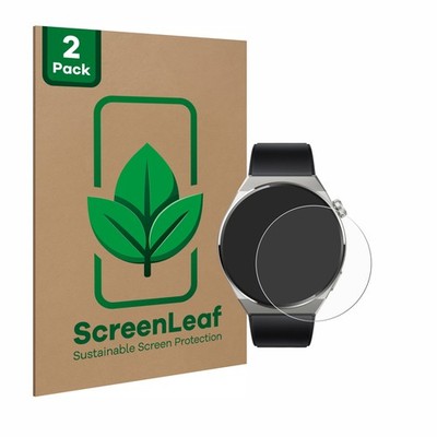 2x ScreenLeaf Displayschutzfolie für Huawei Watch GT 3 Pro Titanium (46mm) 