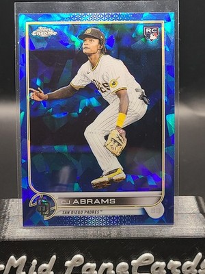 2022 Topps Chrome Sapphire Edition Update CJ ABRAMS Chrome Sapphire #US3