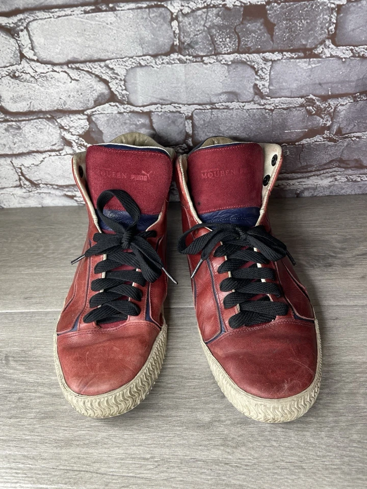 Puma The Alexander Mcqueen Street Climb Red Blue Sneakers Shoes Men Sz 43EU/10US - Image 2 of 4