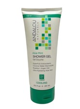 Andalou Naturals ALOE MINT Shower Gel Cooling 8.5oz 251ml, Sealed Made in USA
