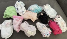 Newborn Baby Girl Mittens No Scratch Infant Gloves 12 Pairs
