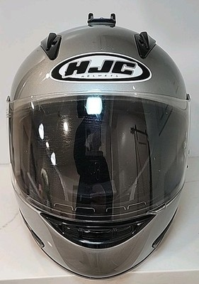 HJC CL-15 Motorcycle Helmet Silver Full Face Small Snell DOT Approved