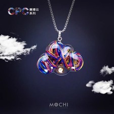 MOCHI Cyber mechanical cloud necklace creative couple keychain exquisite pendant