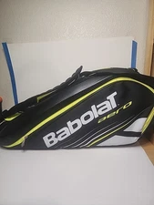 Babolat Aero 6 Pack Tennis Racquet Bag with thermal pocket - Black/Yellow