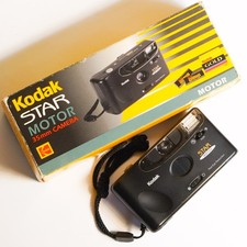 Kodak Star Motor 35mm Film Camera Restored Tested Flash Auto Only w/ Box