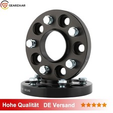 Spurverbreiterung Spurplatten Passend für BMW Schwarz Alu 2x 20mm 5x120 Ø72,5