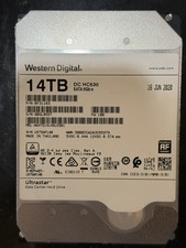 WD Ultrastar DC HC530 14TB SATA 6G 3.5" 7200RPM HDD WUH721414ALE601 Repair/Parts