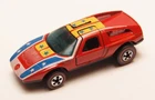B17 Mattel Hot Wheels Redline Flying Colors Era Red Mercedes Benz C-111 Blk Base