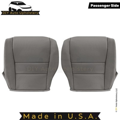 Fits Honda CR-V 2007-2011 Front Bottom Leatherette Replacement Covers Gray