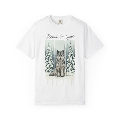 Winter Wolf Animal Rights Sweatshirt, National Forest Apparel Protect Wildlife