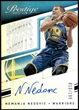 2014-15 Panini Prestige Premium #51 Nemanja Nedovic Bonus Shots Auto #/199 E1