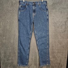 Dickies Mens Relaxed Fit Straight Leg Blue Denim Jeans W32 L34 Medium Wash