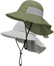 Toddler Baby Sun Hat Kids Summer UPF 50 for Boys Girls Adjustable Beach Hats...